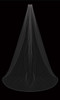 En Vogue Bridal Cathedral Style - V2092C -  clear crystal and sequin edge