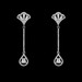 Formal Cubic Zirconia Earrings for Bridesmaids and Brides - #6326 
