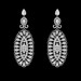 Formal Cubic Zirconia Earrings for Bridesmaids and Brides - #5525