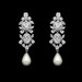 Formal Cubic Zirconia Earrings for Bridesmaids and Brides - #00551