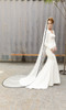 En Vogue Bridal Style V2291C - English Luxe (Soft) Tulle Veil With Ribbon Edge - 108 Inches