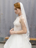 En Vogue Bridal Style V2291SF - English Luxe Tulle Veil With Ribbon Edge - 41 Inches