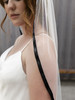 En Vogue Bridal Style V2291SF - English Luxe Tulle Veil With Ribbon Edge - 41 Inches