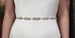 En Vogue Bridal Sash BT2281 - Belt with clear rhinestones and organza ribbon ties