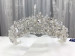 Lucky Collections ™ 56-6548 Silver Crown with Czech Rhinestones & Swarovski Crystals