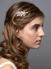 Mariell Bridal Rose Gold Freshwater Pearl & Crystal Cluster Bridal, Prom or Bridesmaids Comb 4602HC-RG