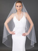 Mariell Genuine Austrian Crystal Edge Bridal Veil 4675V-I-52 - 52" Inches Long