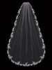 En Vogue Bridal Chapel Bridal Veil V1995CP - Beaded lace appliques - 72"L