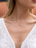 En Vogue Bridal Necklace and Earring Set Style NL2251 - Rhodium Plated Necklace