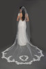 Elena Designs Bridal Veil E1380 Floral vine lace  - 120L