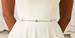  En Vogue Bridal Belt | BT2572 Double strand organza ribbon ties