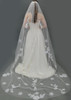 Elena Designs E1560 - 3D Floral Royal Cathedral Veil - 150L 