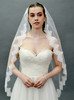 Elena Designs E1477 Scallop Eyelash Lace Veil - 45L