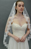 Elena Designs E1477 Scallop Eyelash Lace Veil - 45L
