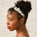 En Vogue Bridal HB2514 - Pearl and Organza Headband