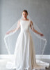 Erica Koesler Wedding Veil 853-90 - Chantilly Lace Edge Cathedral
