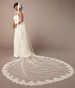 En Vogue Bridal Cathedral Style V2693RC-M - Chantilly Lace Edge - 132" Long