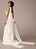 En Vogue Bridal Scarf | SC2504 - Chiffon neck scarf with finished edge