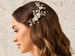 En Vogue HC2526 Plated Pearl Bead Hair Comb