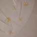 En Vogue Bridal Veil V2577SF - Gold Embroidered and Sequin Dandelion Design and Unfinished Edge