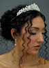 Ansonia Bridal Rhinestone and pearl tiara E287T