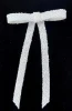 Bel Aire Beaded Style 2277 Bow Clip - Quick Ship Ivory 