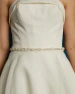 Marionat Bridal Belt 1132 - Twisted matte pearl beaded belt
