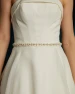 Marionat Bridal Belt 1130 - Matte pearl and rhinestone belt