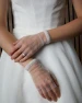 Marionat Bridal G211 - Fingerless gloves with pearl cuff - Ivory 