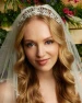 Marionat Bridal 9356 Rhinestone spray tiara with crystals