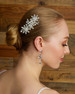 Marionat Bridal 5024 Pearl flower clip with rhinestones and metal flowers