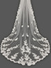 Lucky Collections ™ V 56-1969-2 Cathedral Fairy dust glimmer lace - Ivory - 108L