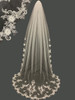 Lucky Collections V 56-1607-2 3D Floral Lace Cathedral Veil – 120L
