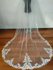 Lucky Collections™  V M 0029 Lace Cathedral Veil – 126" x 90" Royal Length
