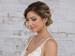 CZ and Pearl Teardrop Statement Bridal Necklace and Earrings Set in Platinum
4646S-I-S