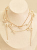 En Vogue Bridal Necklace Set | NL2637 - Rhodium plated cultured pearl necklace