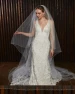 Marionat Bridal Veils 3854 Angel cut beaded pearl edge - 120L