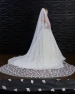 Marionat Bridal Veils 3902-  3D organza flowers - 118L 