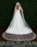 Marionat 6010 Embroidered Sequin Veil – 130"