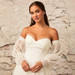 En Vogue Bridal Detachable Sleeves | SL2611 - Pleated Tulle