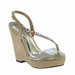 Johnathan Kayne Wedge - Swarovski Austrian Crystals - Nude (9006-Wedge)
