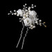 Organza Rose Bridal Hair Pin