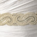 Pearl & Rhinestones Beaded Wedding Sash