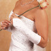 Floral Fingerless Bridal Gloves GL-215-8E
