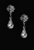 Erica Koesler Earring J-9407 - Rhinestone Floral Earring