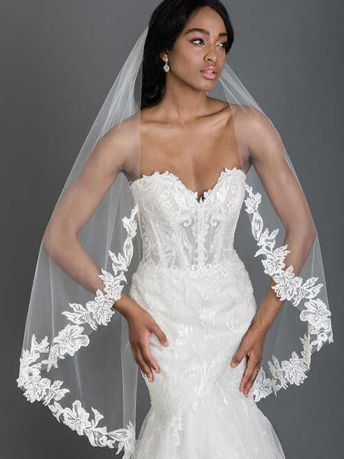 Size 60 Bel Aire V7711 Ivory Veil – Bridal Sense