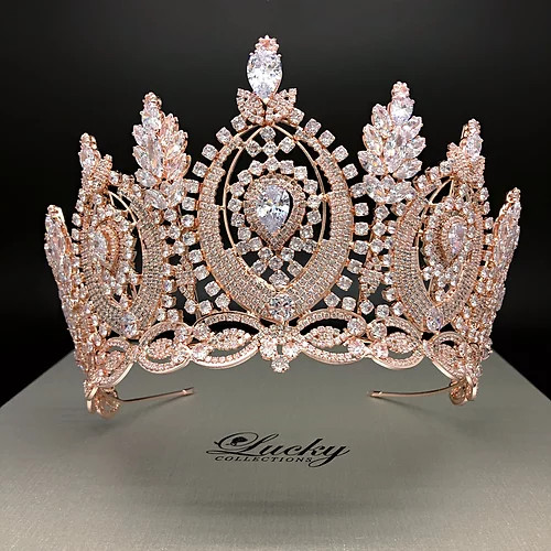 Lucky Collections ™ AR/E/BC4573 - 4 inch High Crown - Rose Gold display picture 3