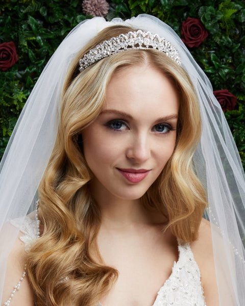 Marionat Bridal 9283 Rhinestone and crystal tiara - #Wedding Tiaras # ...