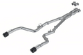 MBRP 3" Race Profile Cat-Back w/Dual Carbon Fiber Tips T304 SS Exhaust Dodge Charger 2017-2023 5.7L/6.2L/6.4L