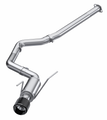 MBRP 3" Cat-Back, Single Rear Exit, 2011-2021 Subaru Impreza WRX/ WRX STI, 2.0L/ 2.5L T304 Stainless Steel, Carbon Fiber Tips